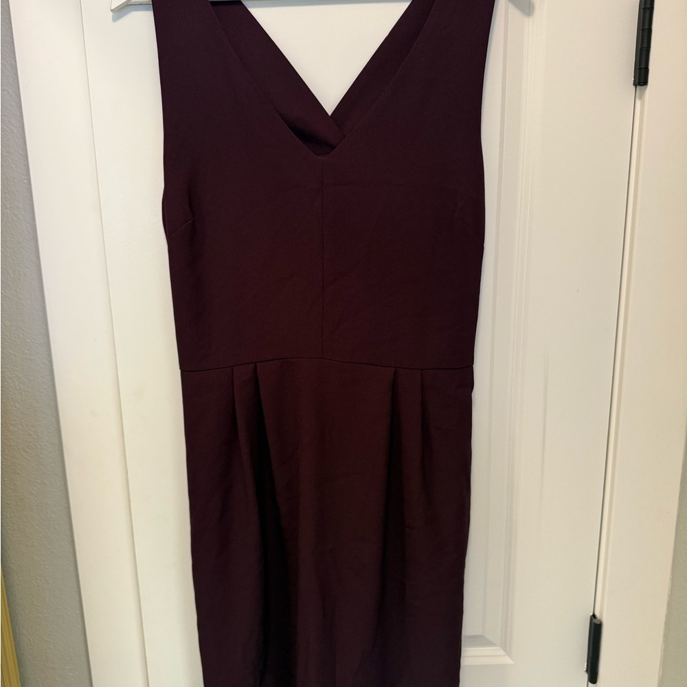 Banana Republic Deep Burgundy Midi Dress